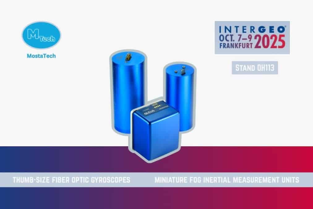 MostaTech to Showcase Miniature Inertial Sensors at INTERGEO 2025