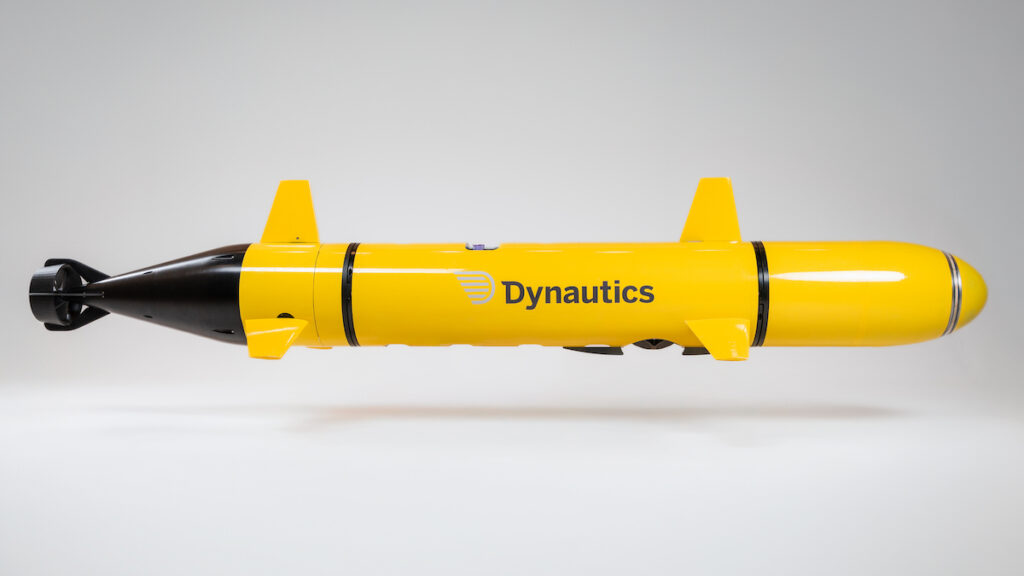 Dynautics Phantom 2 AUV side view
