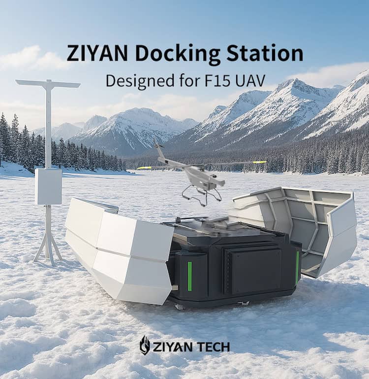 ZIYAN Launches F15 UAV Docking Station for Fully Autonomous Operations