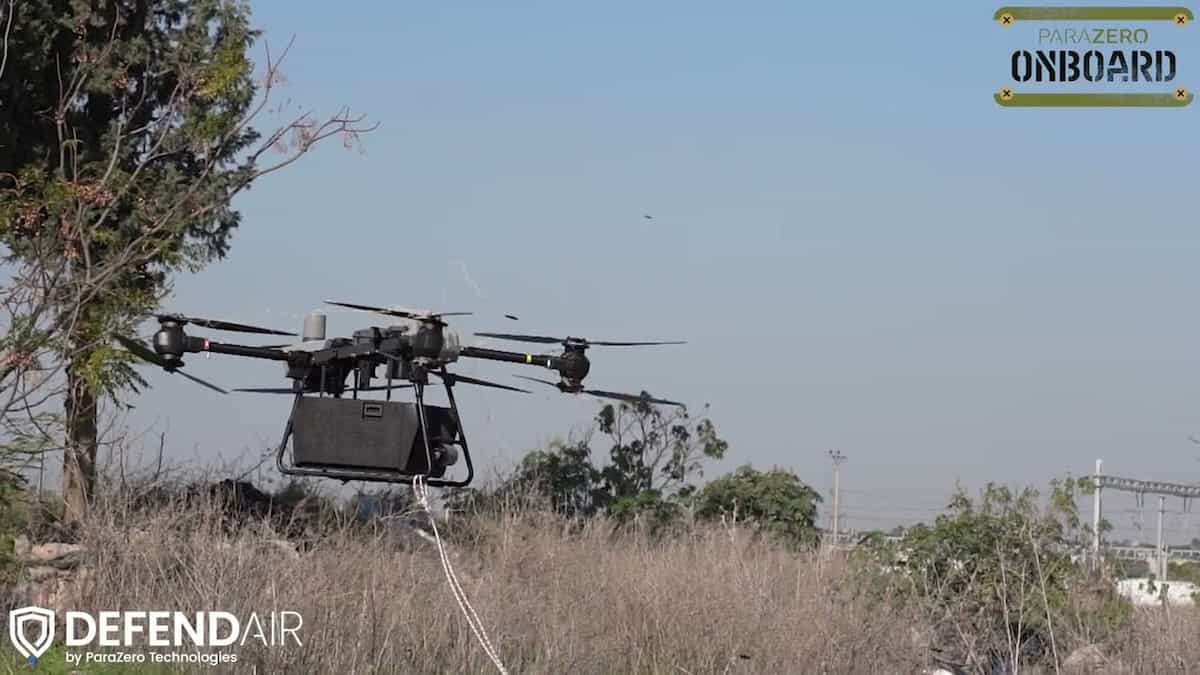 Uav Interceptions ParaZero DefendAir Demonstrates Net-Based Interception of Heavy-Lift ...