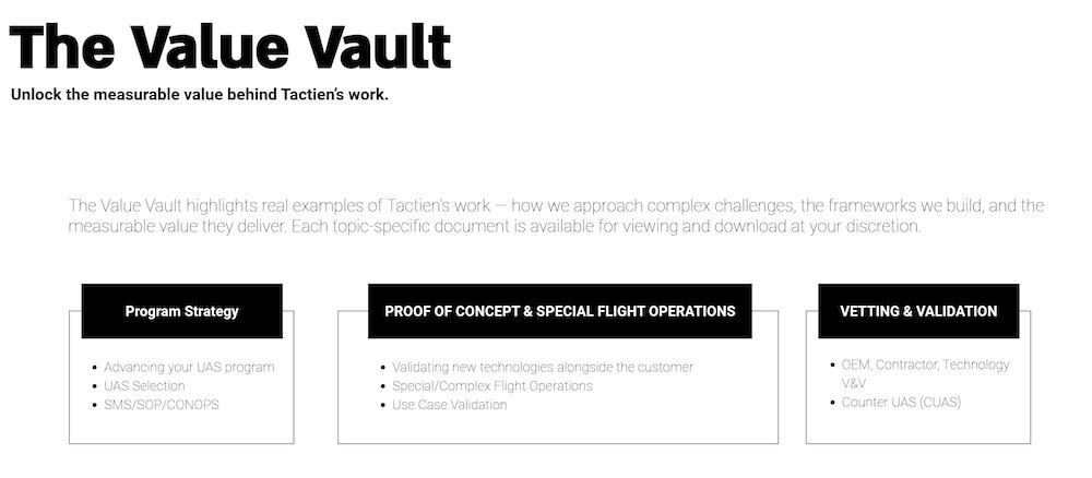 Tactien's Value Vault