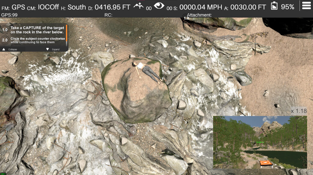 Zephyr SAR Mountain Training Environment