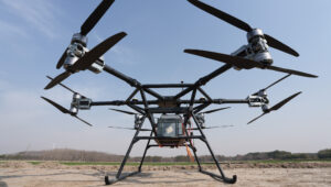 HOBBYWING P115M Propulsion System Equipped on 700 kg-Class Hybrid Multirotor UAV