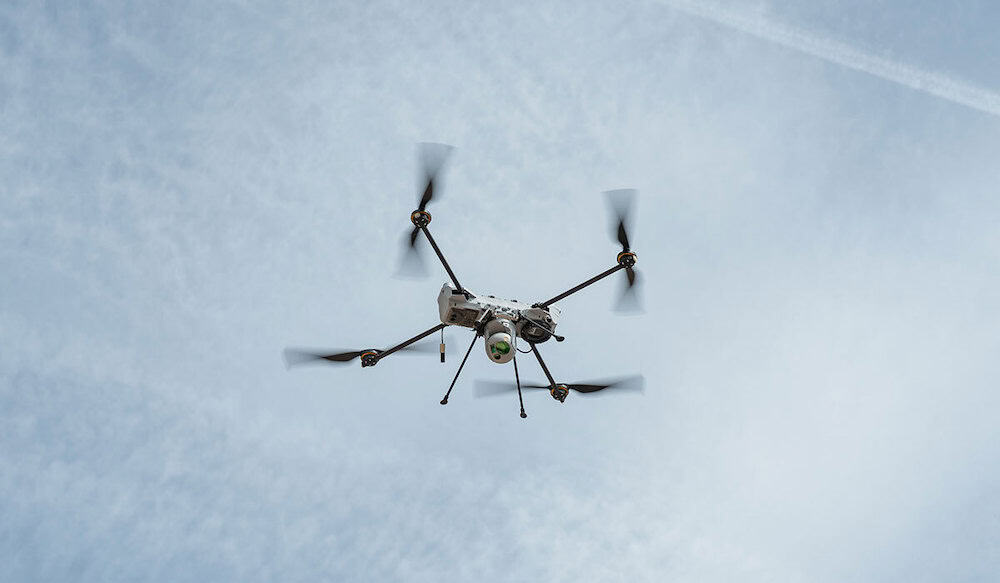 STAG5 Mounted to Drone Leonardo DRS