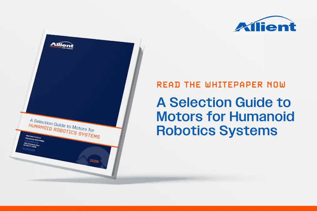 Allient Releases Humanoid Robotics Motor Selection Whitepaper