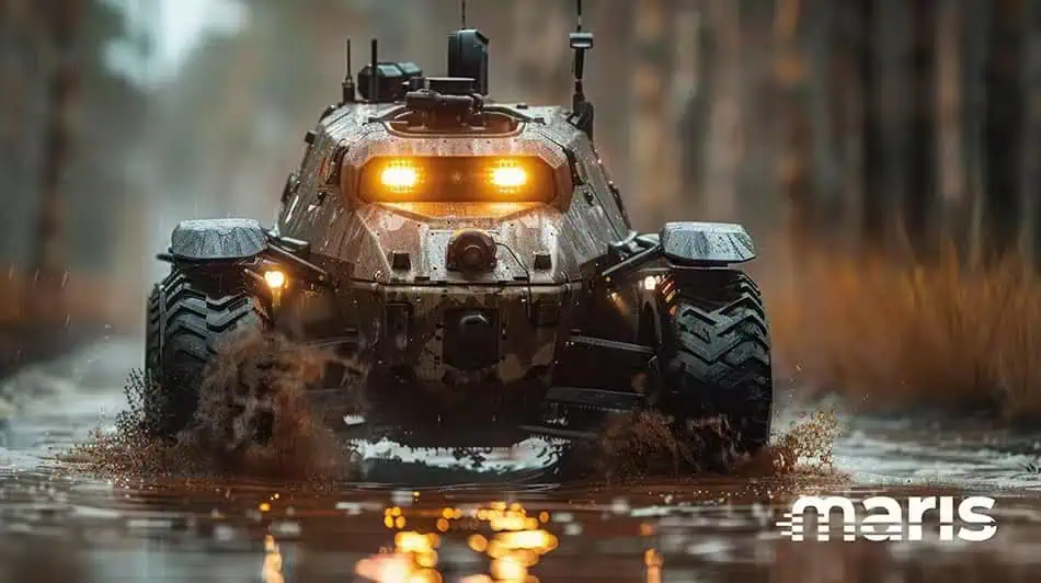 Edge AI Architectures for Autonomous Military Vehicle Operations