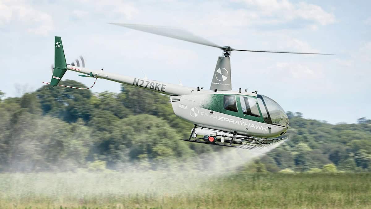 Robinson Unmanned SPRAYHAWK VTOL UAS