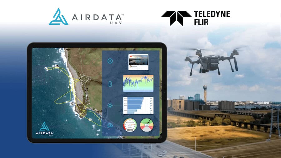 AirData and Teledyne FLIR SIRAS Drone for Public Safety Operations