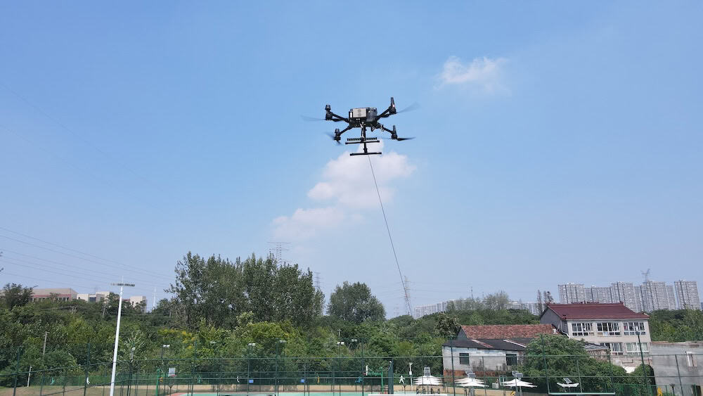 DJI Fly M350 tethered drone