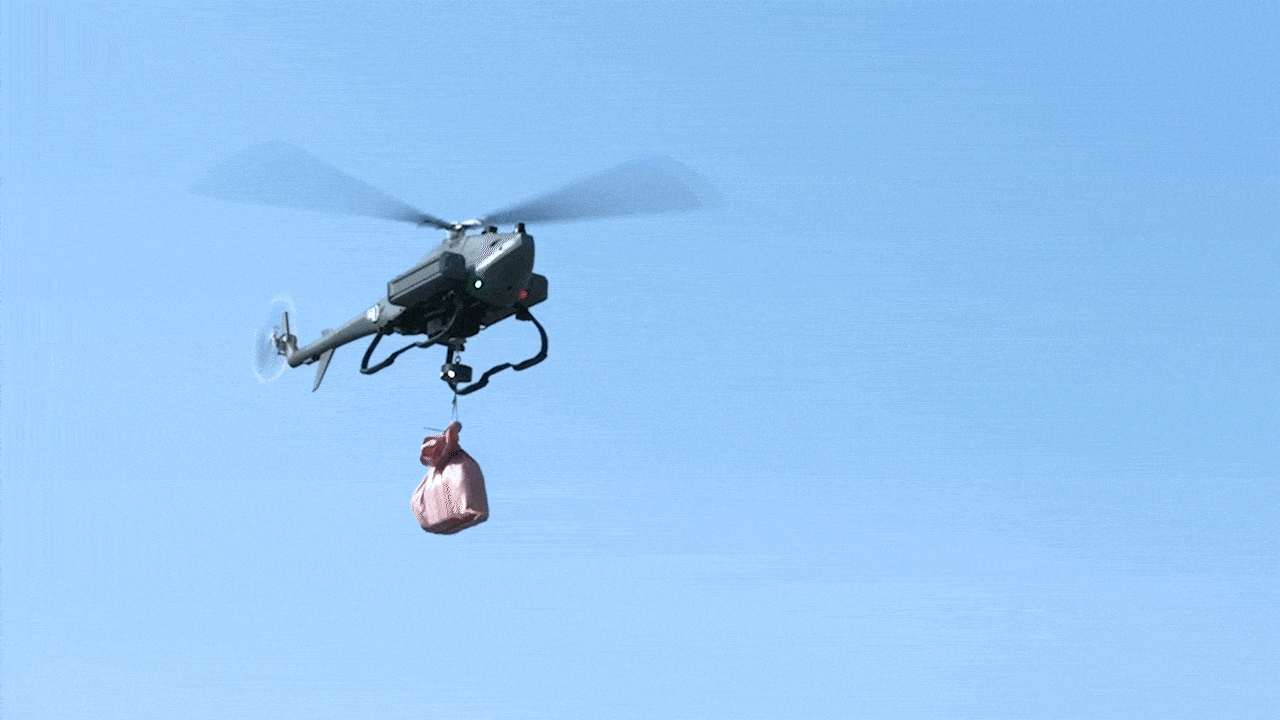 ziyan unmanned helicopter grey whale g1 offshore delivery