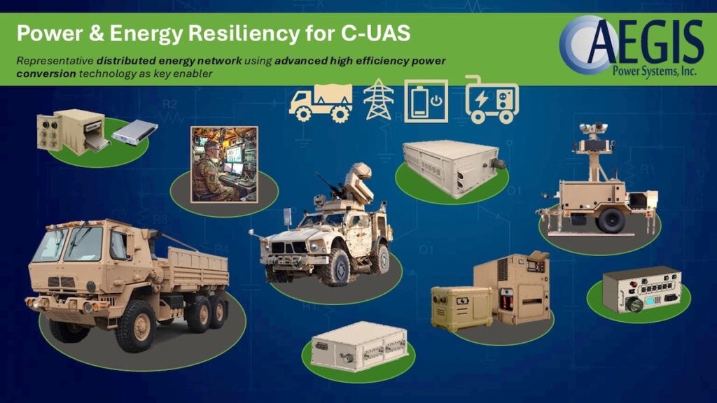 Aegis Discusses Power Conversion & Energy Resiliency in Counter-UAS Applications