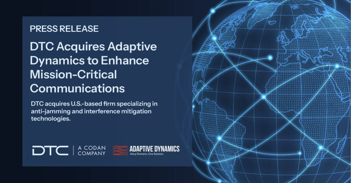 Latest Acquisition to Boost DTC's Electronic Warfare Resilience
