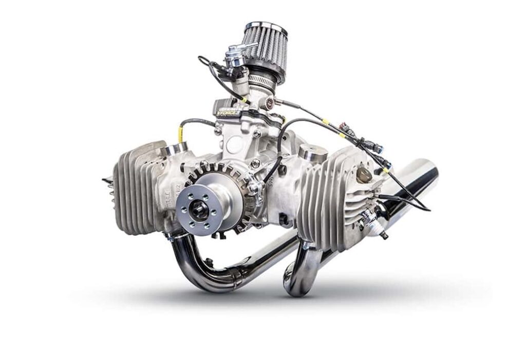 Lightweight Engine Hirth Engines 4201 Two-Stroke Boxer Engine for UAV & Light Aviation ...