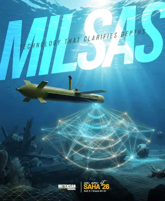 Meteksan Advances Underwater Imaging with MİLSAS Synthetic Aperture Sonar