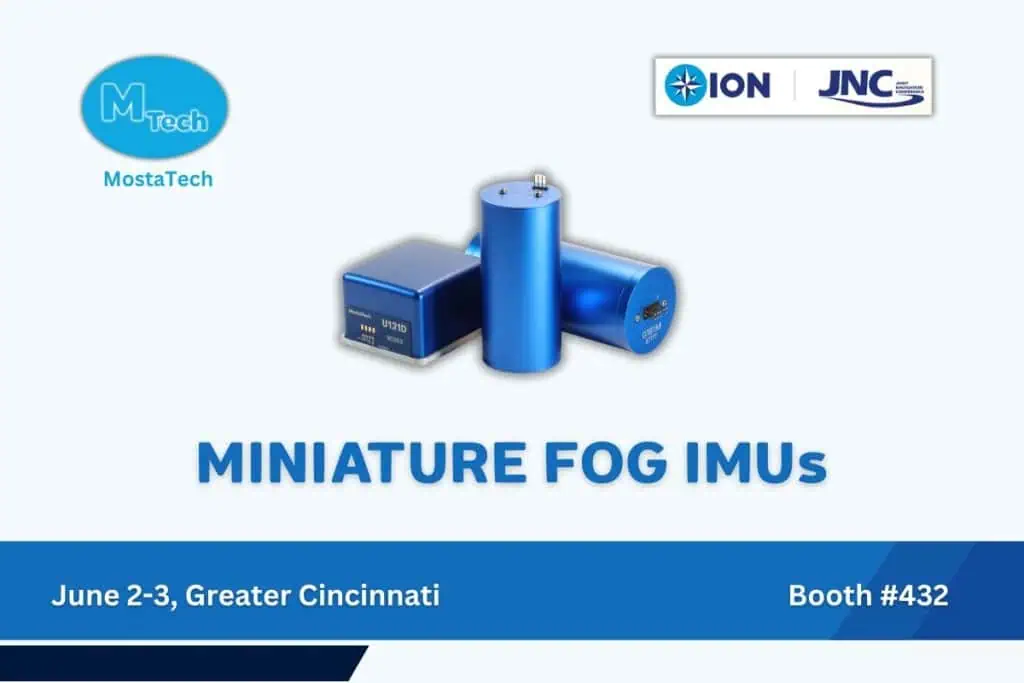 MostaTech to Showcase SWaP-Optimized & High-Rate FOG Technologies at JNC 2026