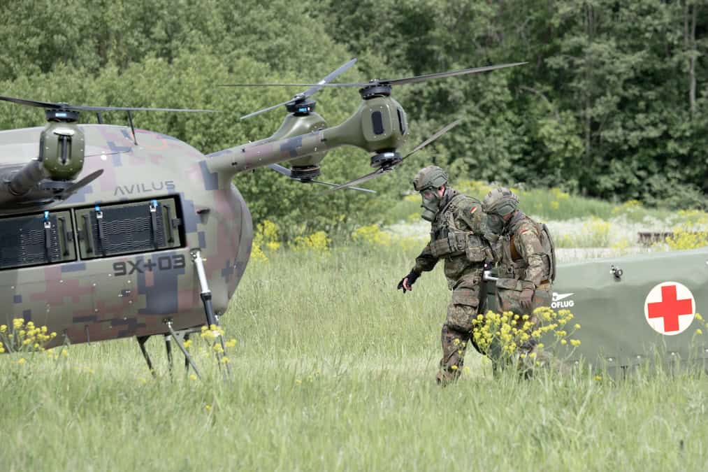 Avilus Grille UAV Supports Autonomous Casualty Evacuation Demo