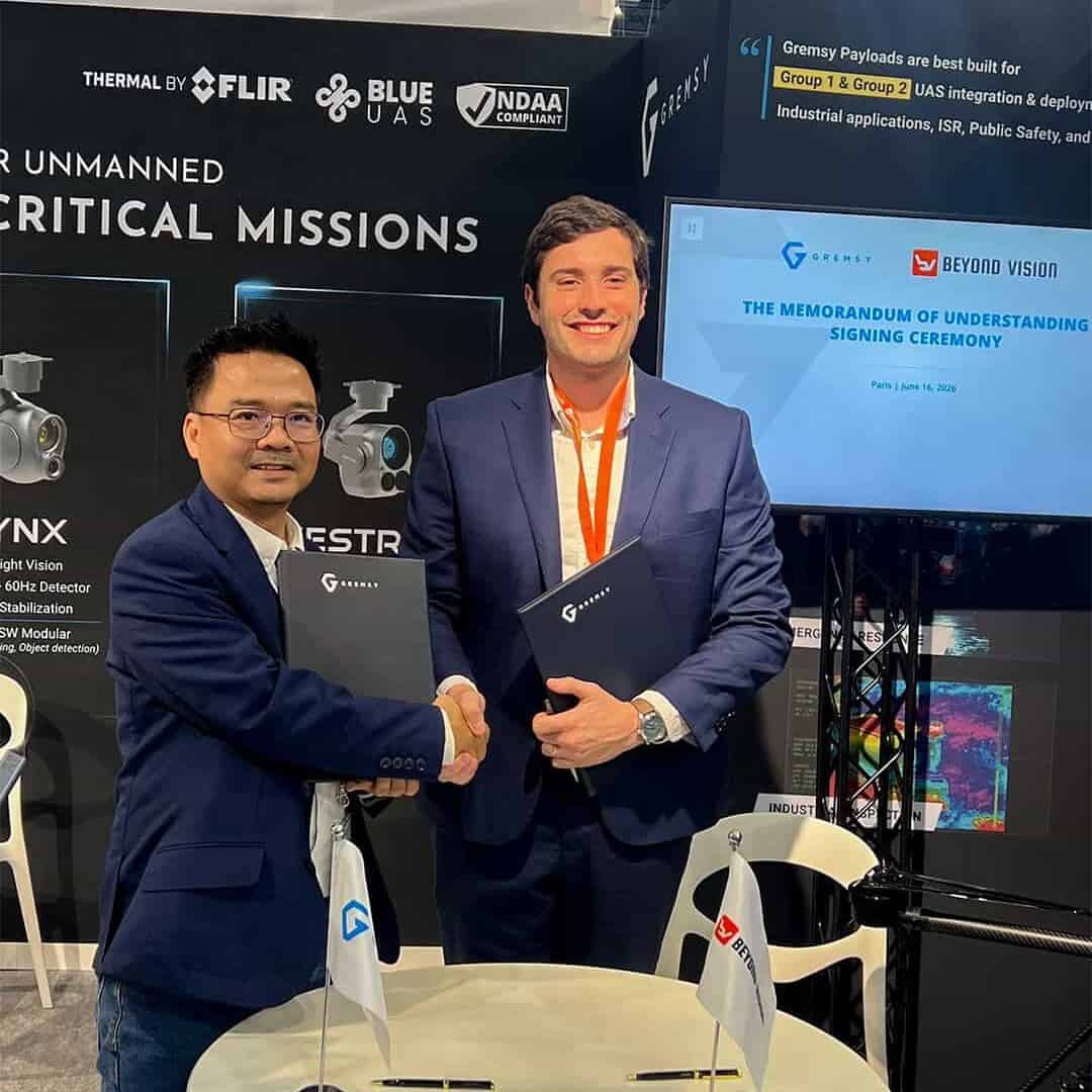 Beyond Vision & Gremsy Strengthen UAV Partnership