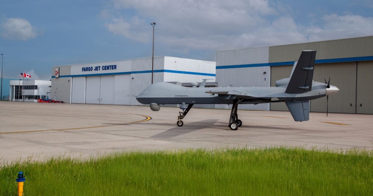 GA-ASI MQ-9s Relocate to Fargo During Runway Works