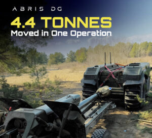 Abris UGV Demonstrates Simultaneous Towing & Heavy Payload Transport in Field Tests