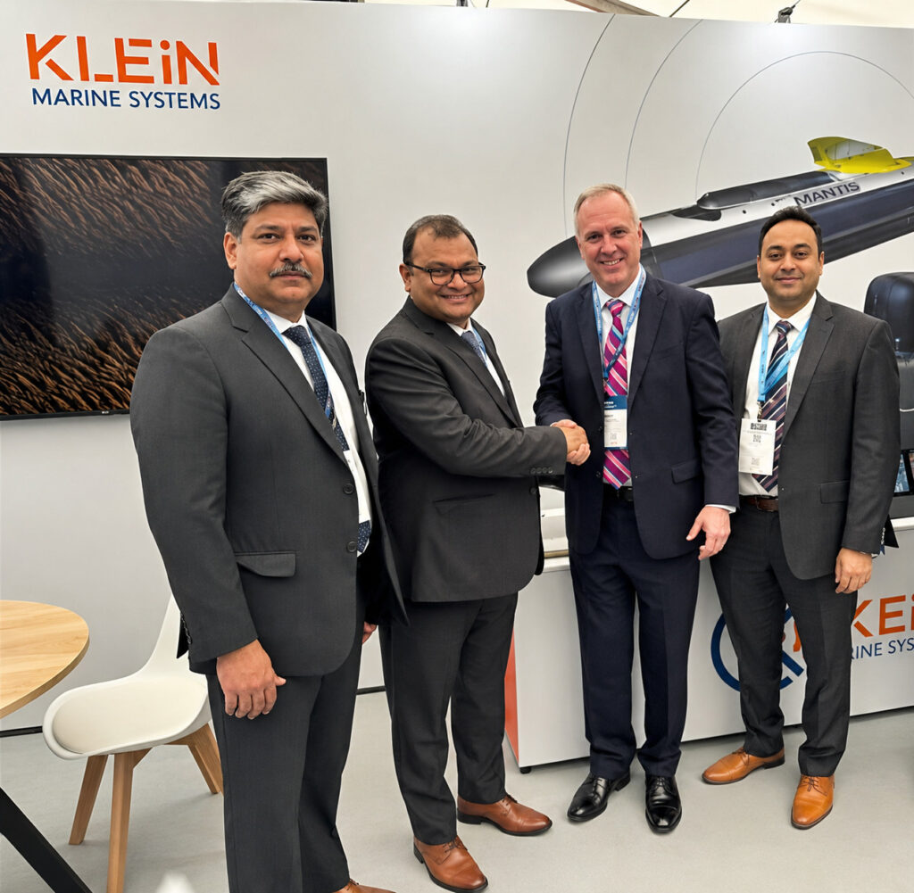 Klein Marine Systems Partners for Indian Navy Mine Countermeasures