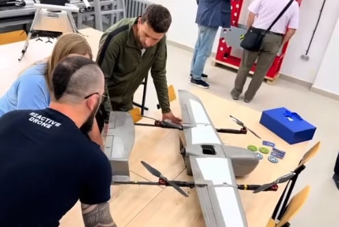 Reactive Drone Opens LOKI Drone Laboratory at Kharkiv Aviation Institute