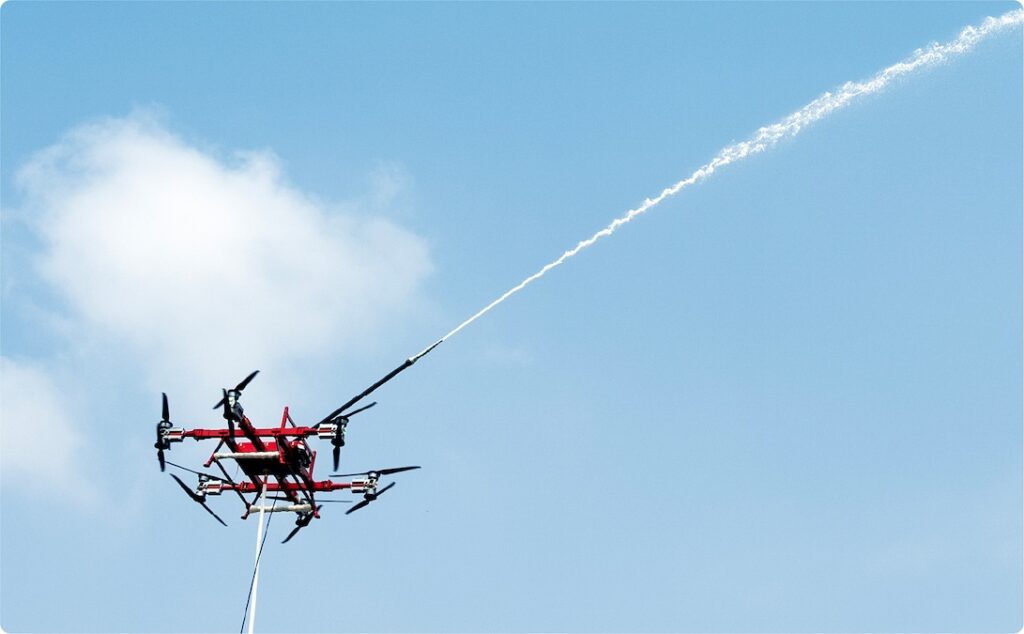 800V Propulsion Supports Tethered UAVs for High-Rise Firefighting