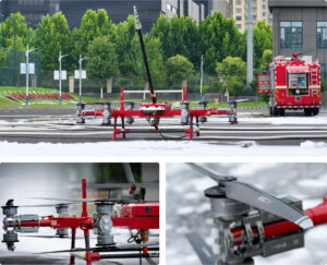800V Propulsion Supports Tethered UAVs for High-Rise Firefighting