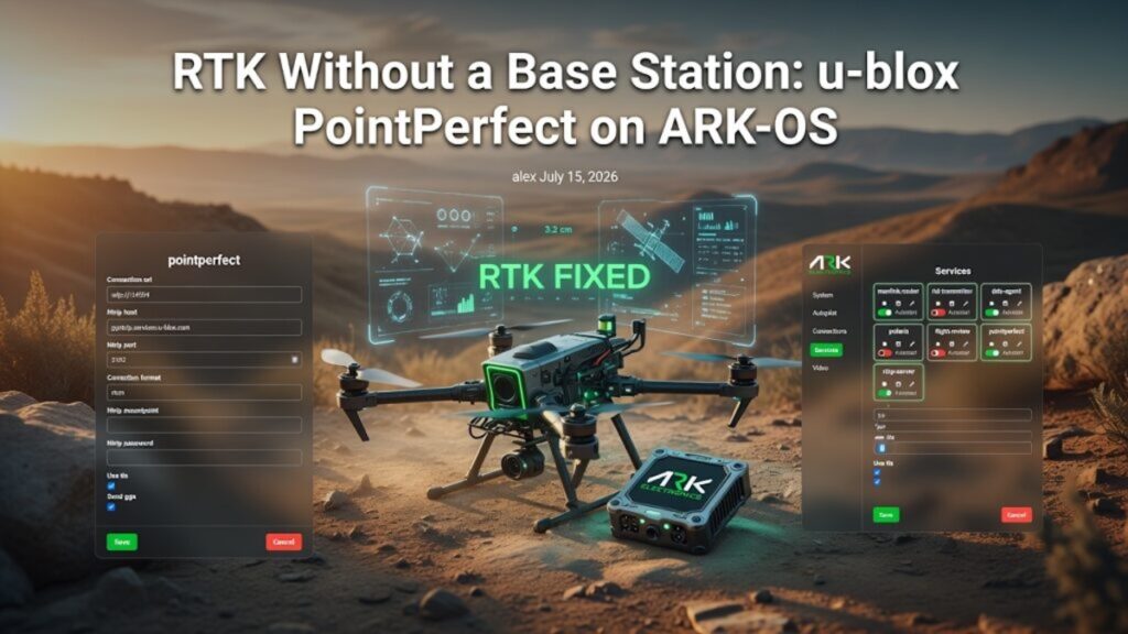 ARK-OS Adds PointPerfect Flex Support for Centimeter-Level UAV Positioning