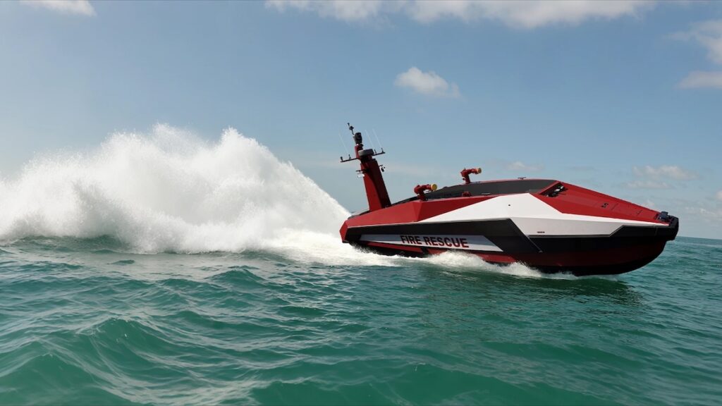 Fire Conqueror USV Supports Autonomous Marine Fire Response