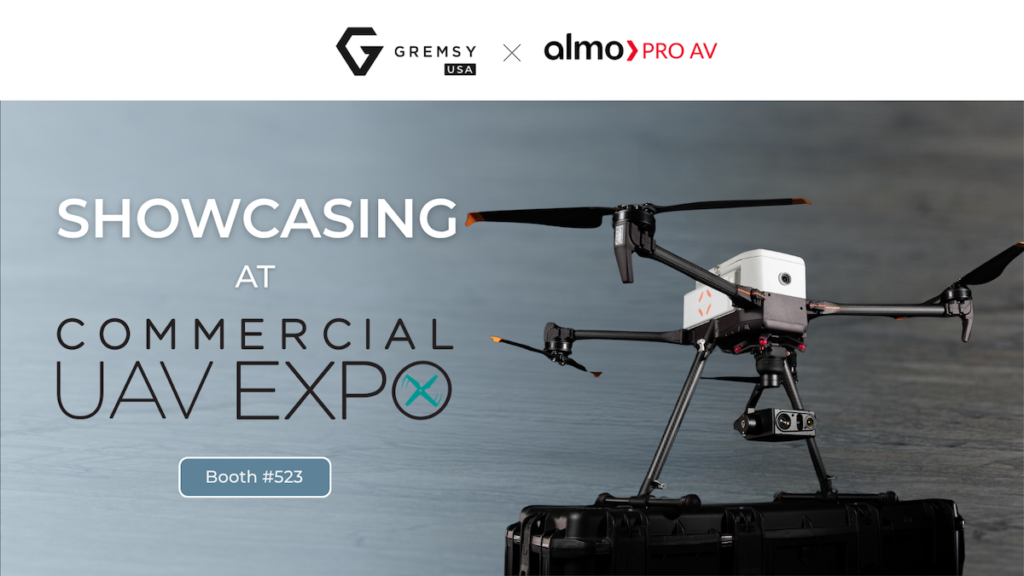 Gremsy & Exertis Almo Unveil Drone Payload Integration at Commercial UAV Expo