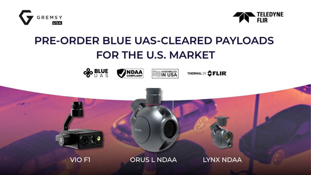 Gremsy USA Launches Secure & Compliant Drone Payloads for U.S. Defense & Public Safety