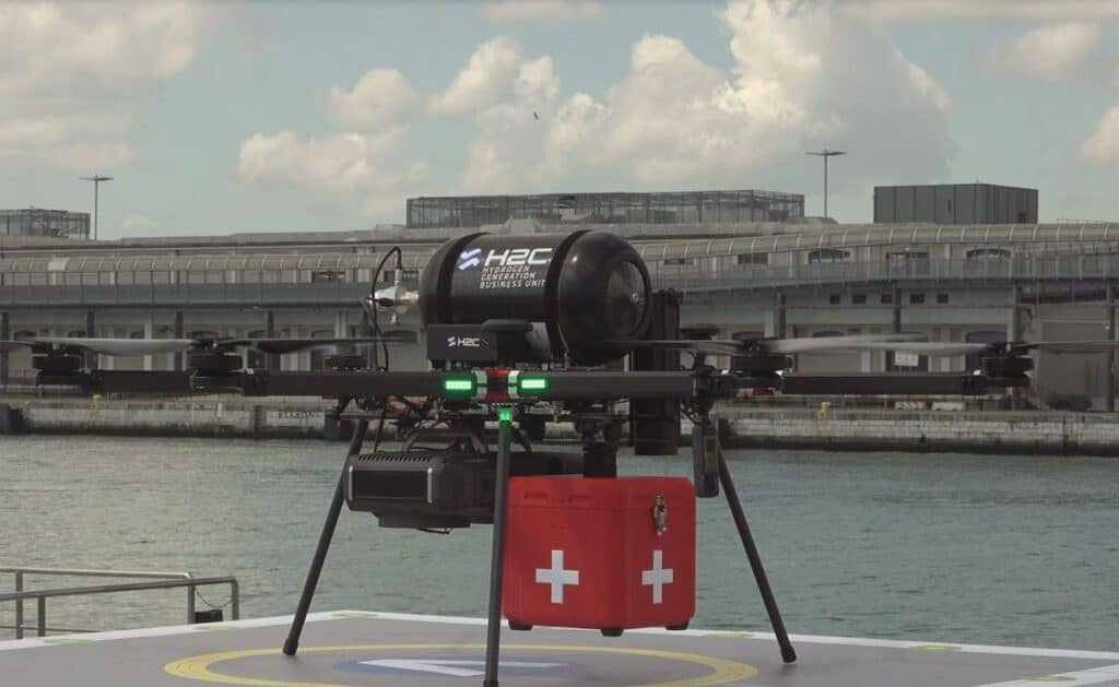 Hydrogen Fuel Cells Could Extend the Reach of Drone Parcel Delivery
