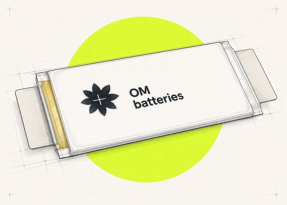 OM Batteries drone battery pouch