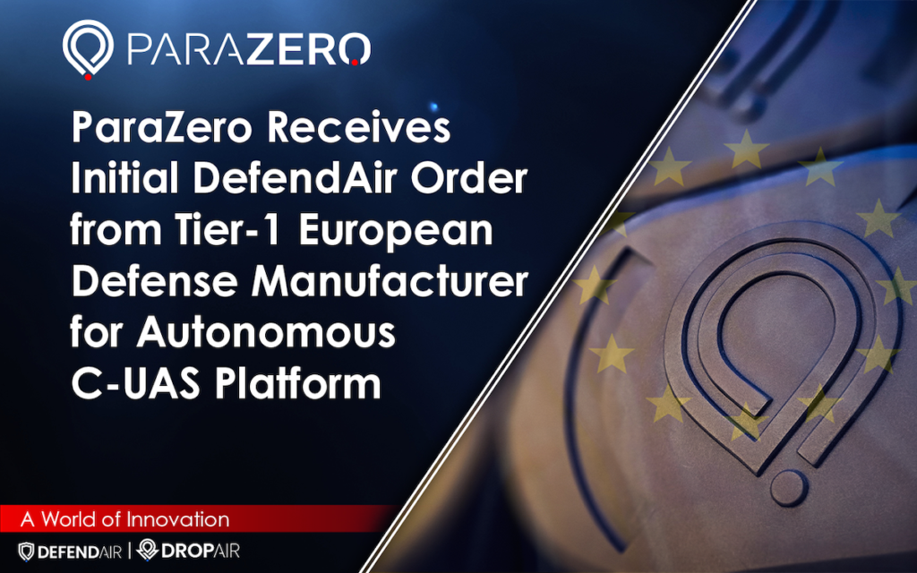 ParaZero Net Pods Selected for Autonomous C-UAS & Physical Interception