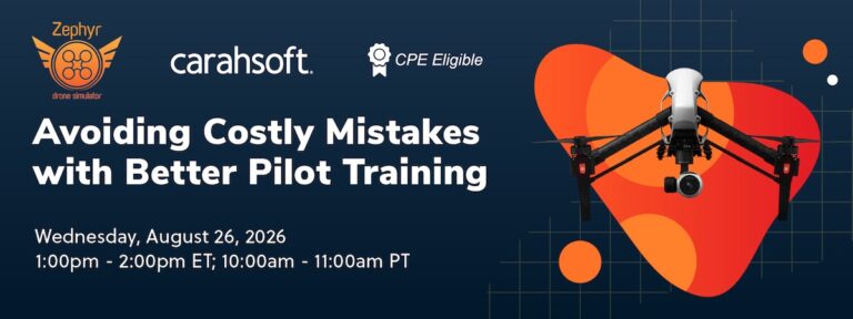 Zephyr Webinar to Explore Drone Pilot Training & Simulation
