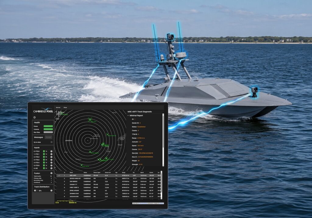Cambridge Pixel to Showcase Autonomous Vessel Software & Sensor Integration
