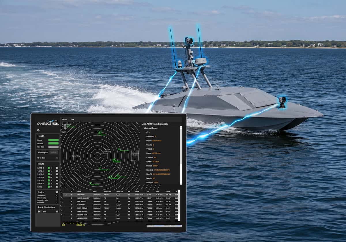 Cambridge Pixel to Showcase Autonomous Vessel Software & Sensor Integration