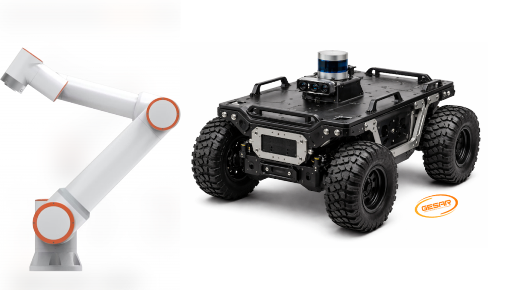 GESAR Integrates Fairino Cobots onto ROS 2-Based UGV Platform