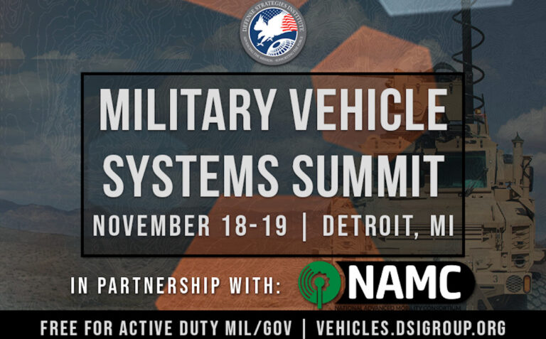 DSI’s Military Vehicle Systems Summit 2026 Returns to Detroit