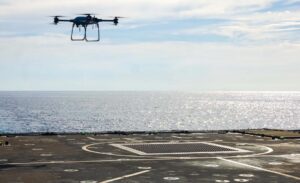Royal Navy Patrol Ship Launches First Heavy-Lift Drone Flight