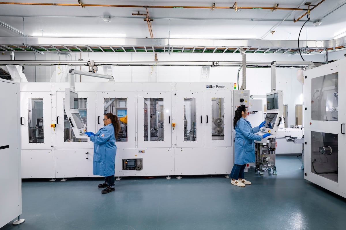 Sion Power Licerion Battery Test Facilities