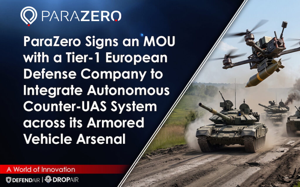 Tier-1 Defense Partnership to Advance Armored Vehicle Counter-UAS Integration