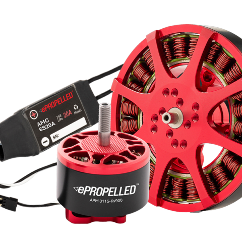 ePropelled Sparrow Series Compact motor & controller solutions for small UAVs