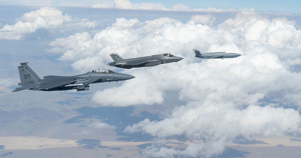 USAF Takes Delivery of FQ-42 Vengeance Combat Jet at Creech AFB