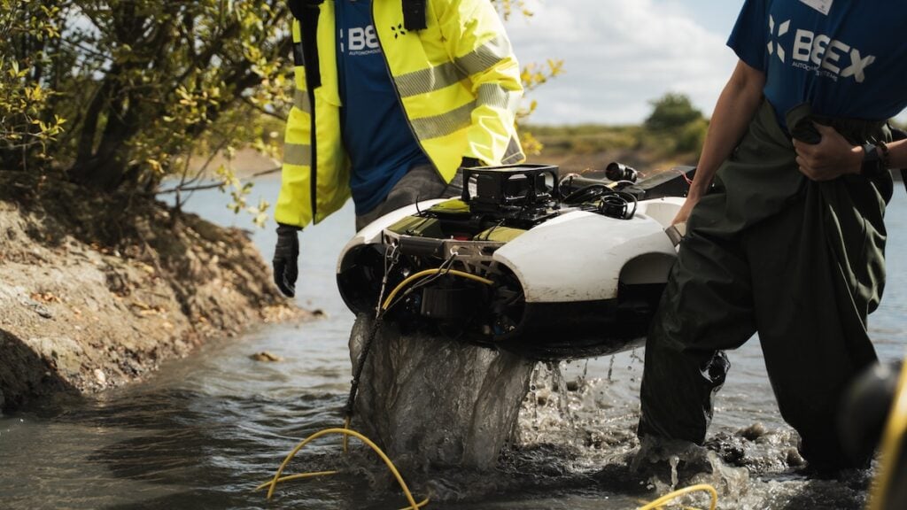 BeeX Demonstrates ALPHA AUV Mine Countermeasures Capabilities in UK