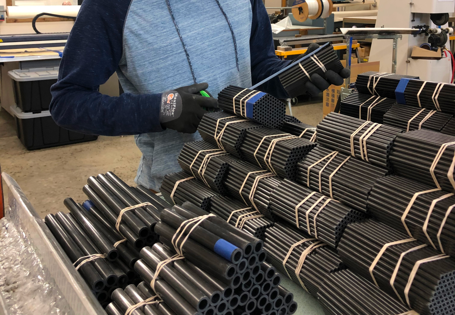 Goodwinds Composites Pultruded Carbon Fiber Rods & Tubes