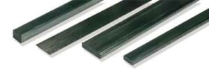Solid Flat Carbon Rods