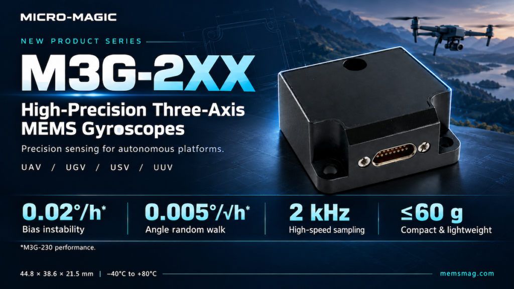 New Three-Axis MEMS Gyroscope Series Launched for Unmanned Systems