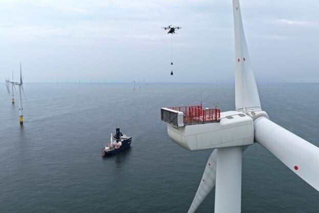 Partners Complete 9-Tonne Cargo Drone Wind Farm Campaign