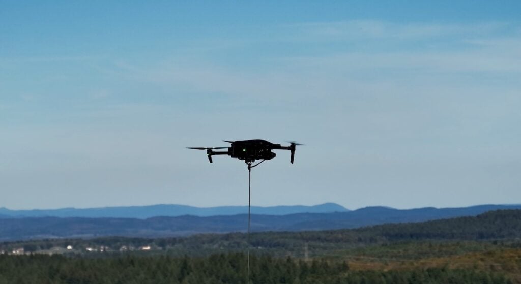 Tethered Module for Micro-UAVs Delivers Continuous Flight & Persistent Overwatch